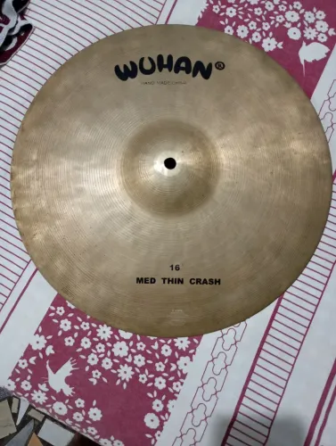 prato de ataque Wuhan 16" Medium B20Thin Crash feito à mão na China