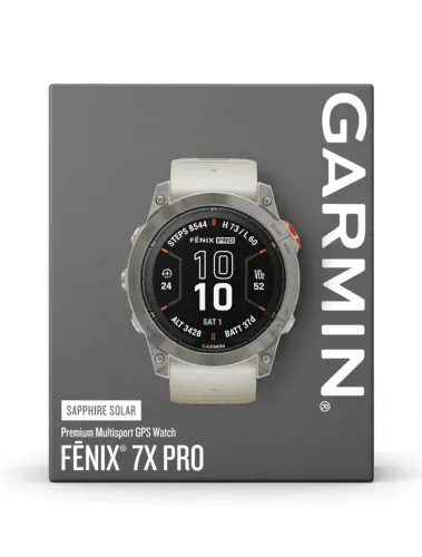 Garmin Fenix 7X Pro Sapphire Solar Titânio - 51mm - Novo Lacrado - Lanterna
