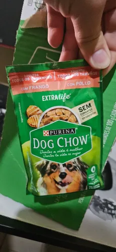 Pack Dog Chow Ração Úmida Adultos Frango - Com 15 Saches