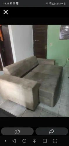 Sofá 3 lugar do grande só precisa lavar 