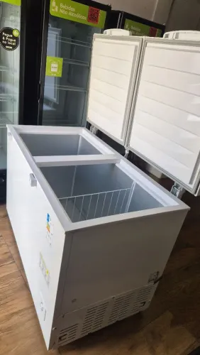 Freezer Horizontal Electrolux Cycle Defrost 400L - duas portas - 220V