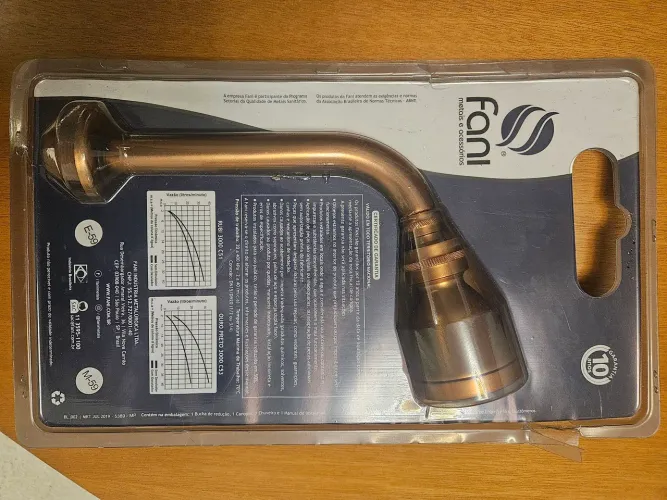 Chuveiro e misturadores marca fani - Rose Gold