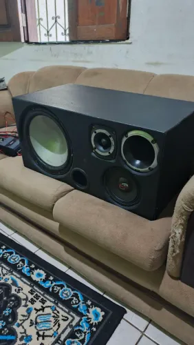 Caixa Trio Automotiva Completa 15" + Médio + Tweeter + Módulo e Fiação