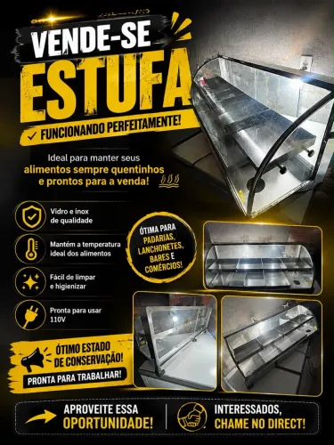Vende-se ESTUFA