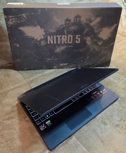 Notebook Gamer Acer Nitro 5 - R7, RTX 3070ti, 16Gb DDR5 e 512Gb SSD