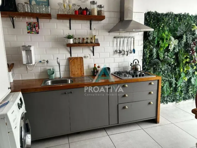 Cobertura com 2 dormitórios para alugar, 84 m² por R$ 3.580,00 - Santa Maria - Santo André