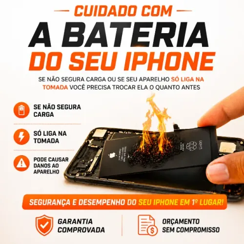 Troca de Bateria de Iphone