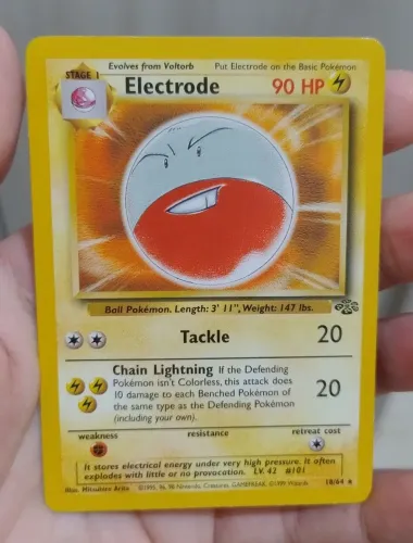 Carta Electrode - Pokémon tcg
