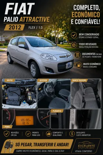 Fiat Palio Attractive 1.0 EVO Fire Flex 8V 5P 2013