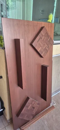 painel de parede de madeira