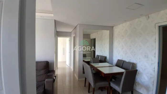 Apartamento de 02 dormitórios semi mobiliado
