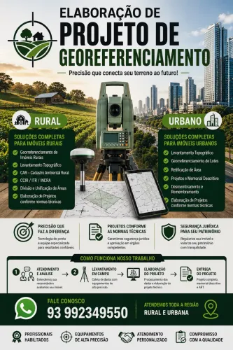 Serviços de Georeferenciamento de imóveis 