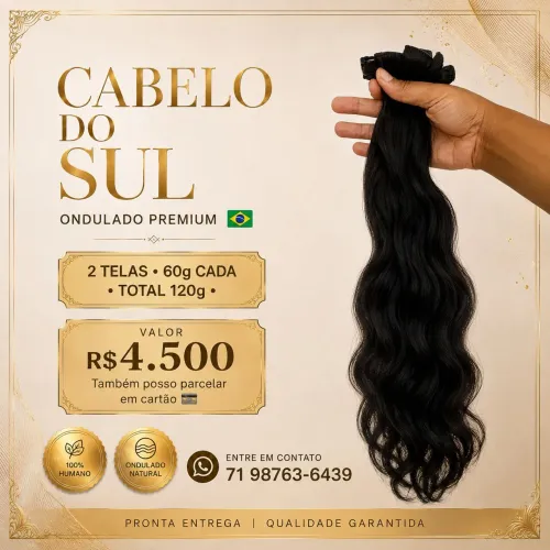 CABELO DO SUL - PREMIUM 100% HUMANO