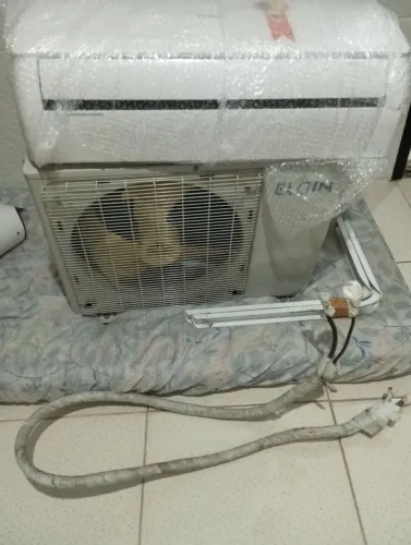 Ar cond split inveter 7 mil btu (revisado e com gás) + suporte + transformador 5000va