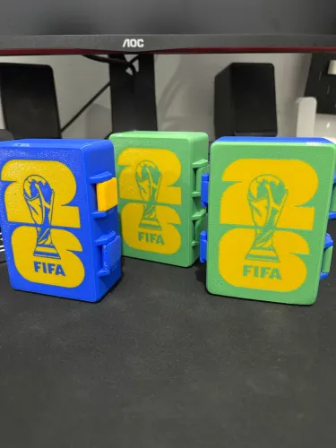 Porta figurinhas copa do mundo