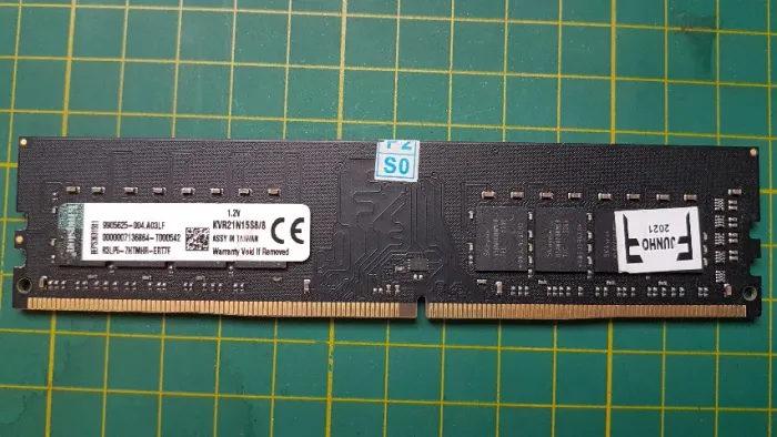 Memória RAM 8GB DDR4 2133 MHz (PC4-17000) Kingston KVR21N15S8/8
