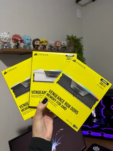 Memória RAM Corsair Vengeance 32GB (2x16GB), 6000mhz, CL36, RGB, Preto