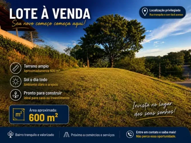 LOTE À VENDA EM RIO ACIMA MG