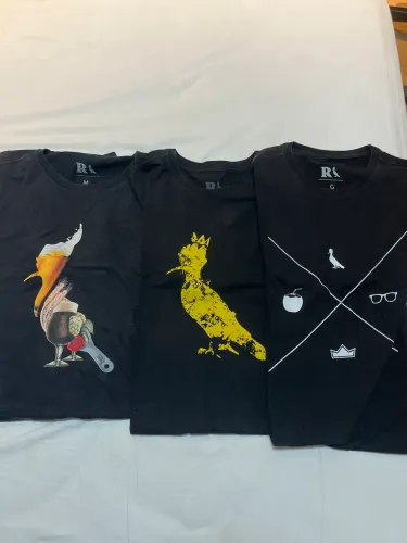 Combo 3 camisas reserva 1 tamanho M e 2 tamanho G