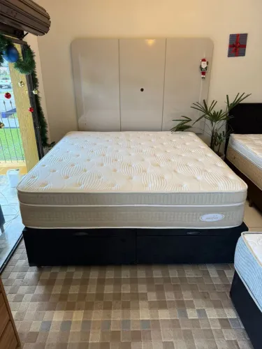 Cama box baú Super King MAXFLEX PARIS SEMINOVA TOP - ENTREGAMOS