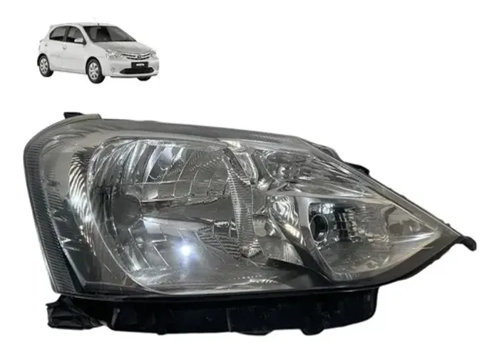 Farol Etios 2015 2016 2017 A 2019 Direito Cromado Original Direito/passageiro