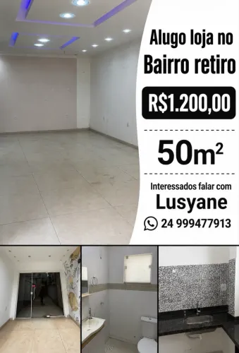 Alugo loja no bairro Retiro