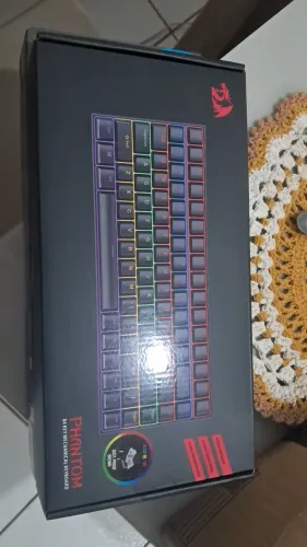 Teclado Mecânico Gamer Redragon Phantom 75% ABNT-2 NOVO NA CAIXA!