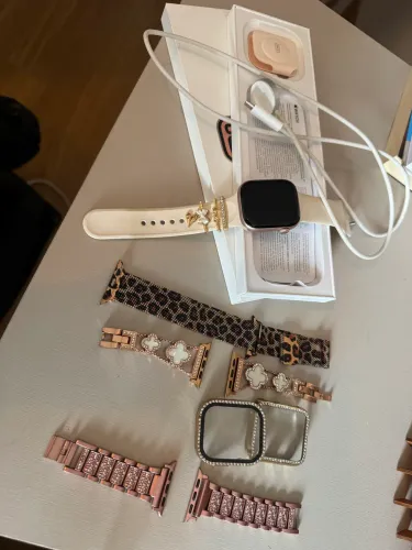 Apple Watch séries 10 gps+celular cx ouro rosa alumínio 42 mm