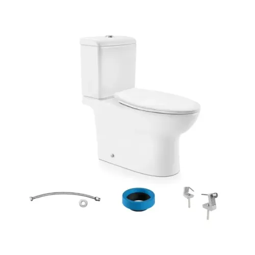 Kit Completo Lóggica Docol com Caixa Acoplada Branco