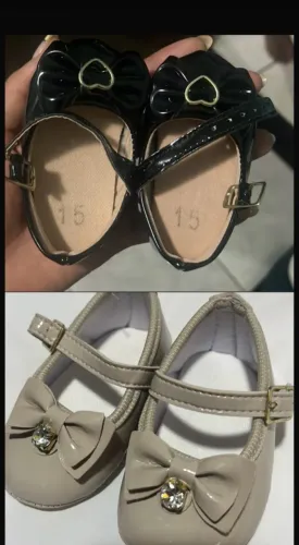 Sapatinho bebê menina n° 15