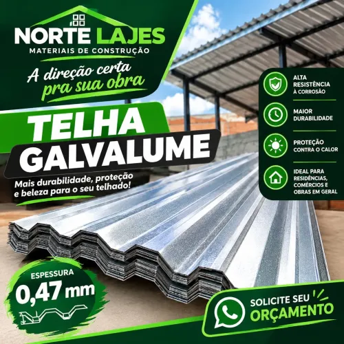 Telha galvalume