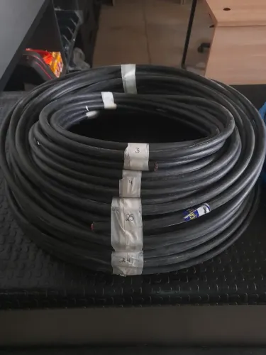 Cabo Flexível 50mm² - Preto, Vermelho e Azul - APENAS LOTE