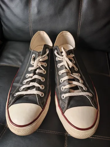 Tênis Converse All Star Couro Preto Original - Tam 44BR