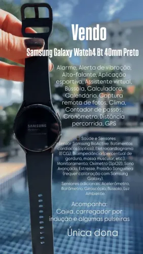 Relógio samsung whath 4