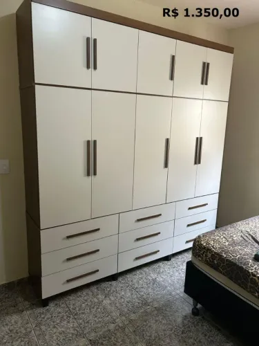 Guarda roupa triplex 5 portas 