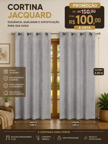 Cortinas de porta e janela promocao $100,00 com entrega grátis 
