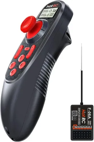 Controle Remoto Transmissor de Rádio HOTRC DS-600 6CH 2.4GHz