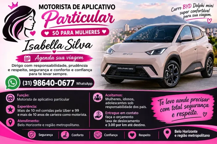 Motorista mulher para mulher