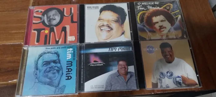 CDs Tim Maia são 6