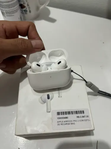 AirPods Pro 2 com estojo recarga magnética original com nota fiscal