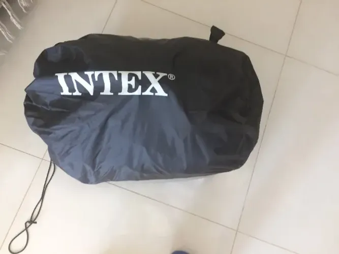 Colchão Casal Inflável Intex C/ Bomba Elétrica Embutida 127v