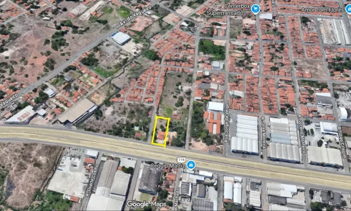 Imóvel para venda possui 6000 metros quadrados em Paupina - Fortaleza - CE