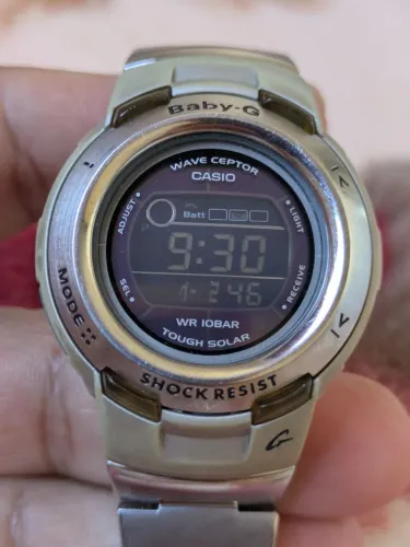 Relógio Casio babyG tough solar.