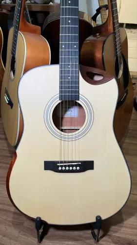 Violão Giannini GDH CEQ Nat Dreadnought Eletroacústico Aço