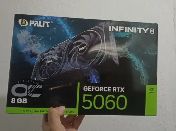 Placa de Video *NOVA* PALIT RTX 5060 8GB (FAVOR LER TODO O ANÚNCIO) (Parcelo no Cartão)