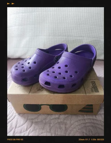 Crocs Roxo Tam 10/11 Infantil