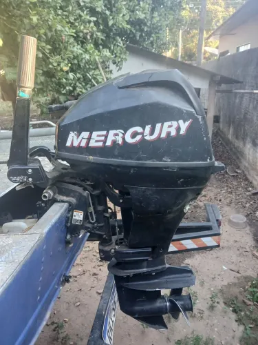 Motor de polpa mercury 20 hp 4 tempo ano 2008