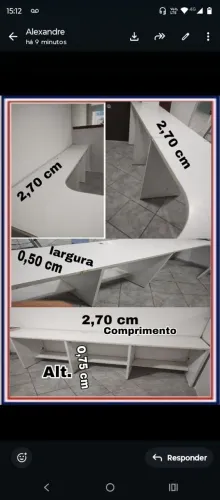 Vende balcão para divesos