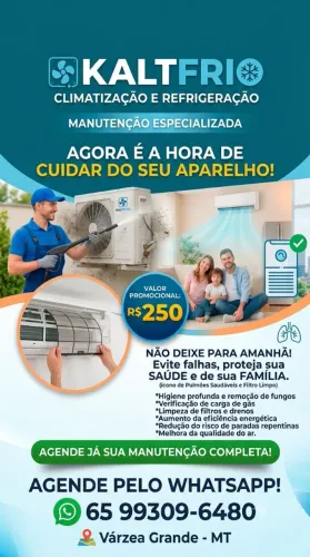 Manutenção ar condicionado