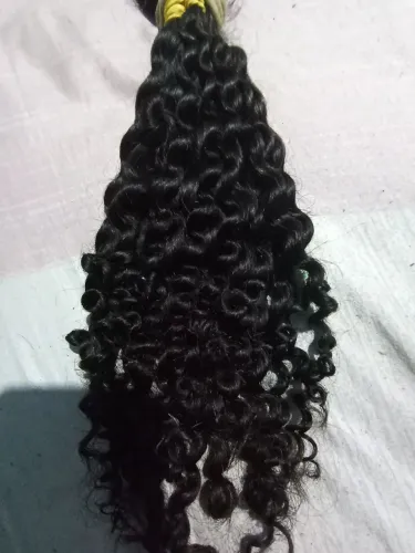 Cabelo humano cacheado novo 50 cm